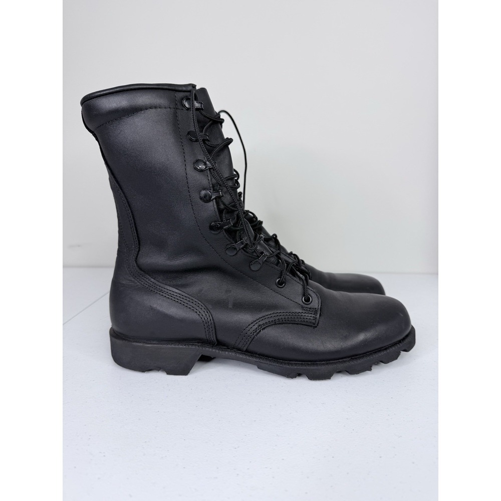 VTG Altama Ro Search Boots Black Leather Combat Military Lace Up Men's Sz 10.5 R